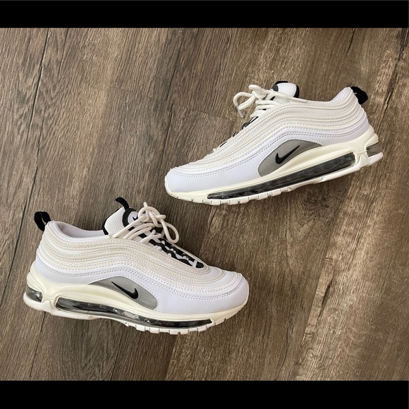 Nike Air Max 97 Summit White Black Sneakers Tennis Shoe 7 6.5 - Picture 5 of 10
